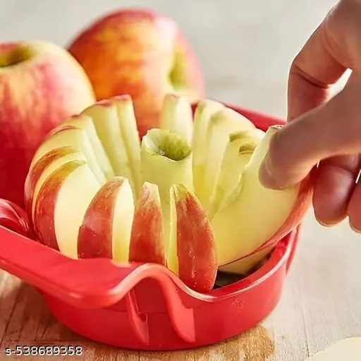 Apple Slicer, Corer, Cutter, Divider with 8 Stainless Steel Sharp Blades,Premium Dainty Gadget for Apples and More