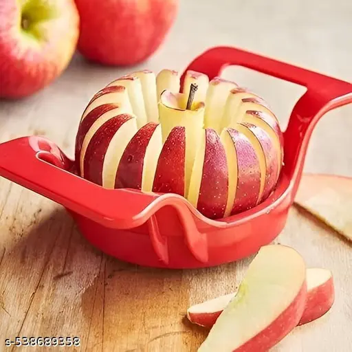 Apple Slicer, Corer, Cutter, Divider with 8 Stainless Steel Sharp Blades,Premium Dainty Gadget for Apples and More