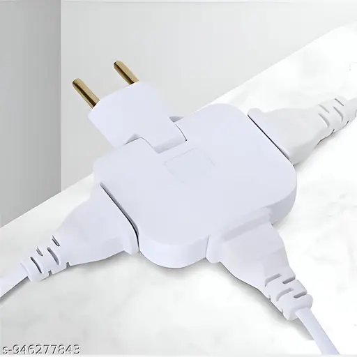Adapter 180° Rotatable Wireless Mini Slim Outlet Multi-Foldable EU/US Converter 2-Pin Rotate Plug | Foldable 3 Plug Socket | Ultra-Thin Space-Saving Wall Adapter Smart &amp; Sleek Design