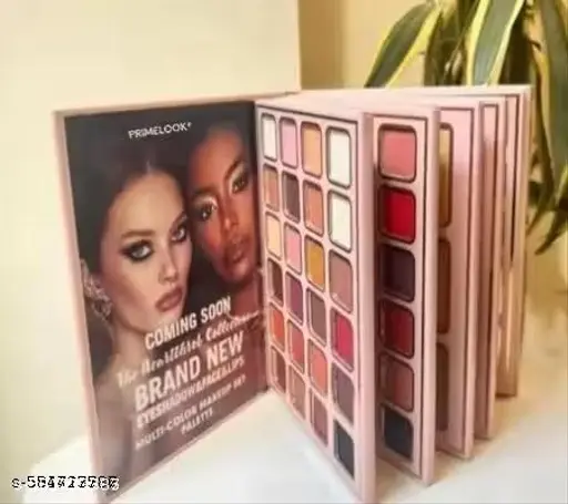 professinal 5 in1 Book- Foldable Makeup Palette Set | Portable &amp;amp;amp; Long-Lasting | Contour Blusher Highlight Eyeshadow()