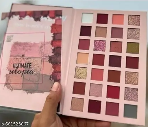 Multipurpose makeup book Eyeshadow &amp;amp;amp; FACE &amp;amp;amp; LIPS MULTICOLOR All in one makeup book palette (Multicolor, Black)book