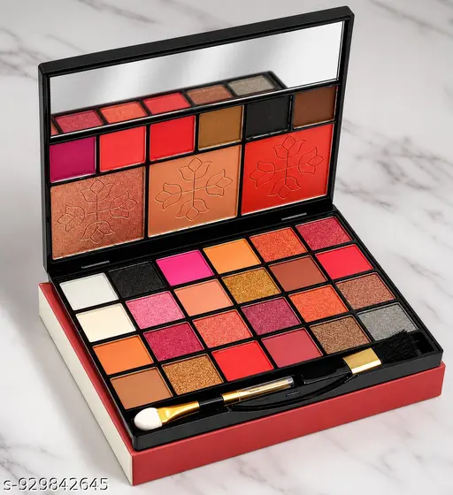 All-in-One Makeup Palette – Eyeshadow, Blush &amp;amp; Contour Combo