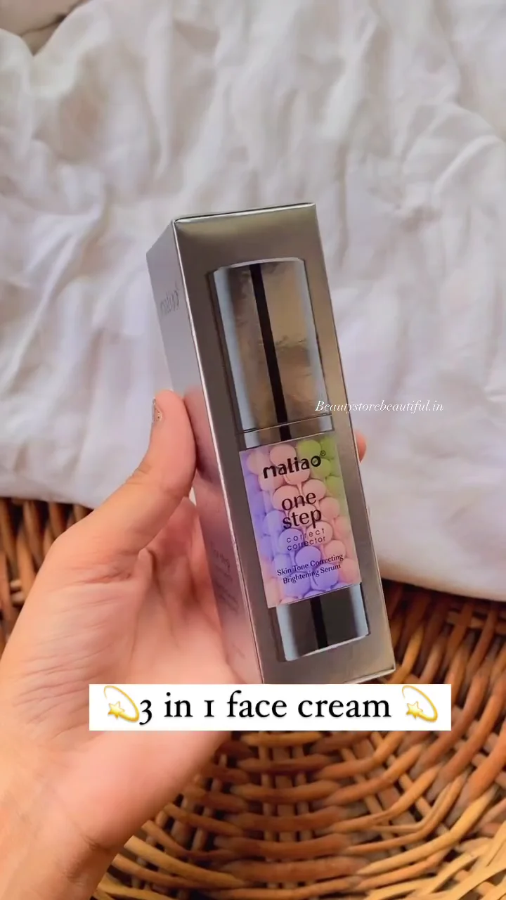 Maliao Natural One Step Correct Corrector | Skin Tone Correcting Serum | Brightening Primer for Even Complexion | Redness &amp;amp;amp; Dullness Neutralizer | Lightweight Formula | 40g