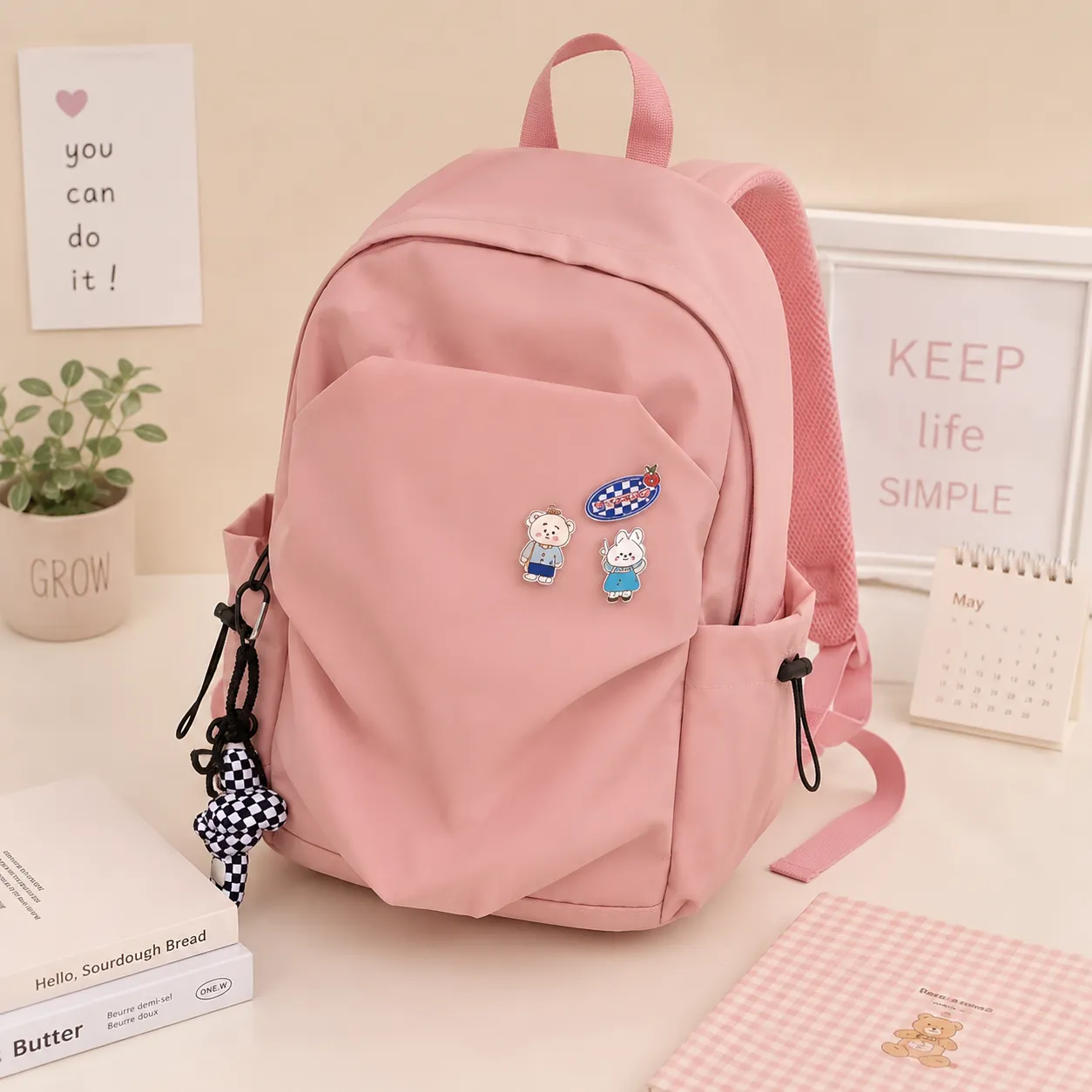 Cute Teddy School Backpack